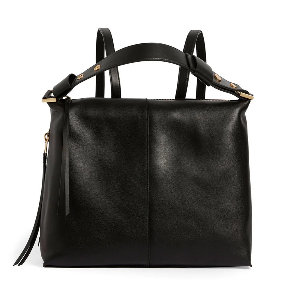 Allsaints Lawrence leather backpack (black)
